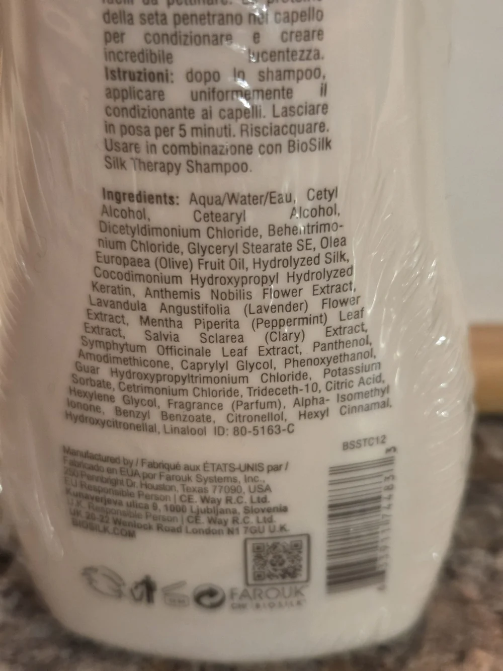 Biosilk sealed plastic